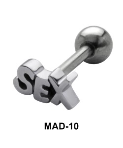Sex S316L Tongue Piercing MAD-10